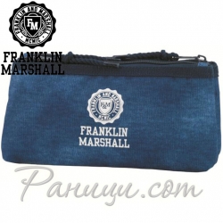 Stationery Team Двоен несесер Franklin & Marshall Blue Stationery Team Двоен несесер Franklin & Marshall Blue